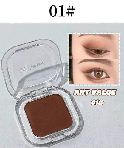 ART VALUE Single Color Eyeshadow Palette, Long-lasting, Matte & Shimmer Finish, No Fallout, Multi-color Eyeshadow for Makeup