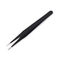 Antistatic Black Manicure Tool Acrylic Gel Nail Art Rhinestones Sequins Paillette Picking Nipper Tweezers HOT