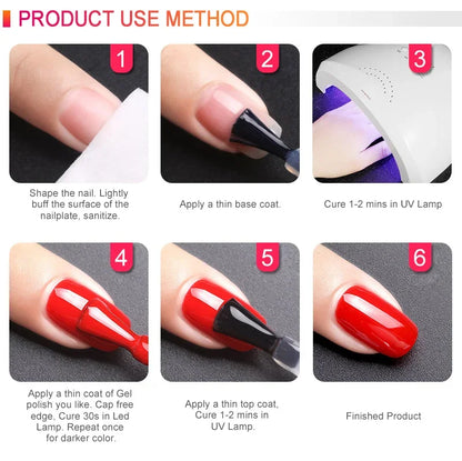 Venalisa 7.5ml HEMA FREE TPO FREE Full Coverage Soak Off UV LED Gel Polish Semi Permanent Nail Varnish Long Wear Gel Lacquer