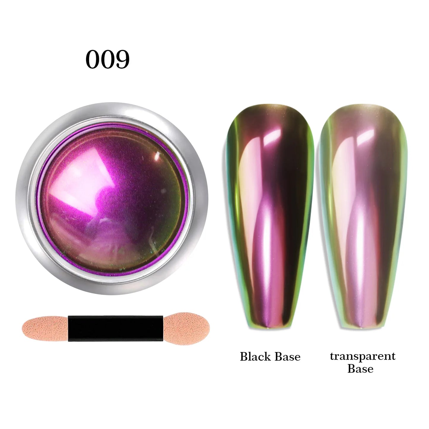 12-Color Glitter Magic Mirror Nail Powder Chameleon Aurora Pigments Multi-Chrome Shift Pigment Iridescent Rainbow Holo Nail Art*