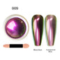 12-Color Glitter Magic Mirror Nail Powder Chameleon Aurora Pigments Multi-Chrome Shift Pigment Iridescent Rainbow Holo Nail Art*