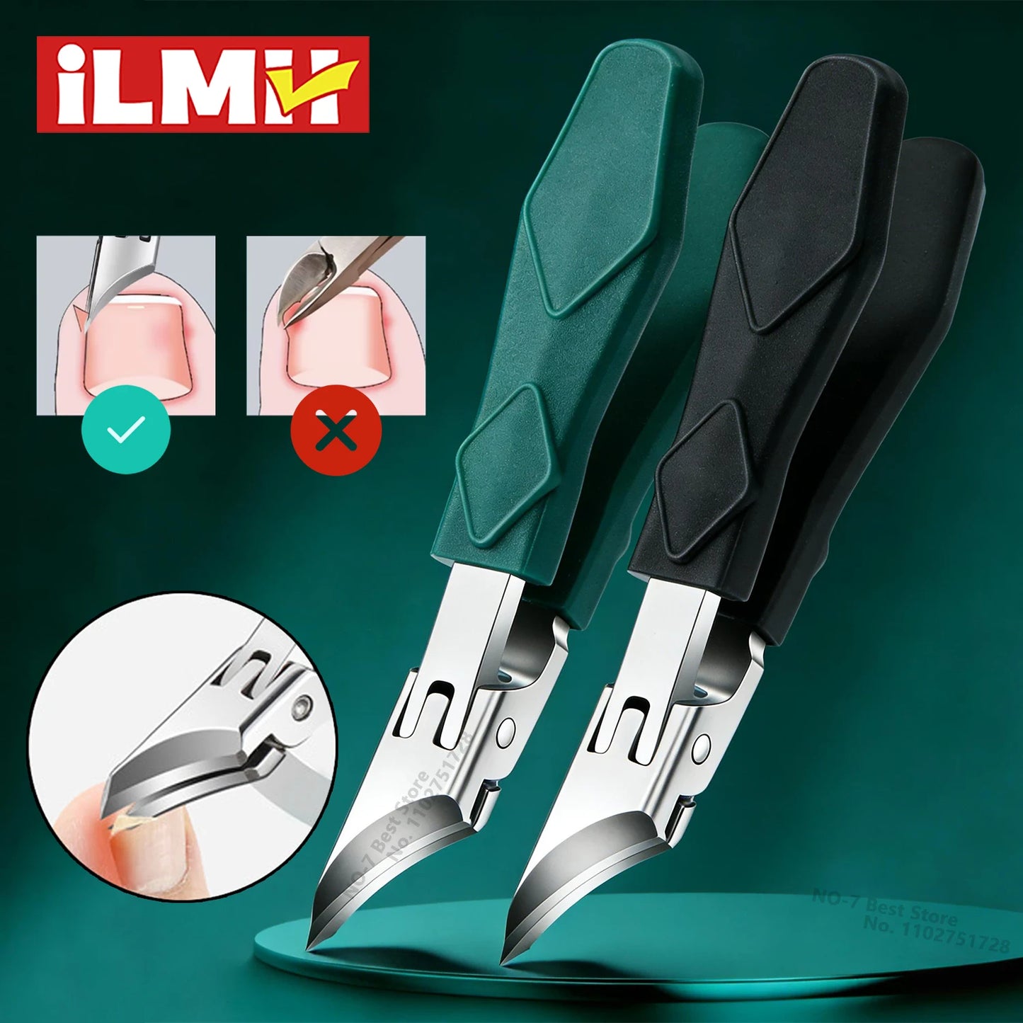 Toenail Clipper For Ingrown Or Thick Toenails Toenails Trimmer Professional Podiatrist Toenail Nipper With Stainless Steel Ultra