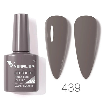 Venalisa 7.5ml HEMA FREE TPO FREE Full Coverage Soak Off UV LED Gel Polish Semi Permanent Nail Varnish Long Wear Gel Lacquer