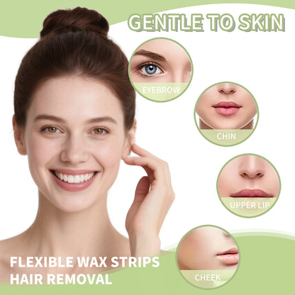 10/20/30/50 Pcs Depilatory Wax Strips For Hair Removal Wax Paper Cold Wax Strips Paper For Face Neck Arm Leg Body Beauty Tools