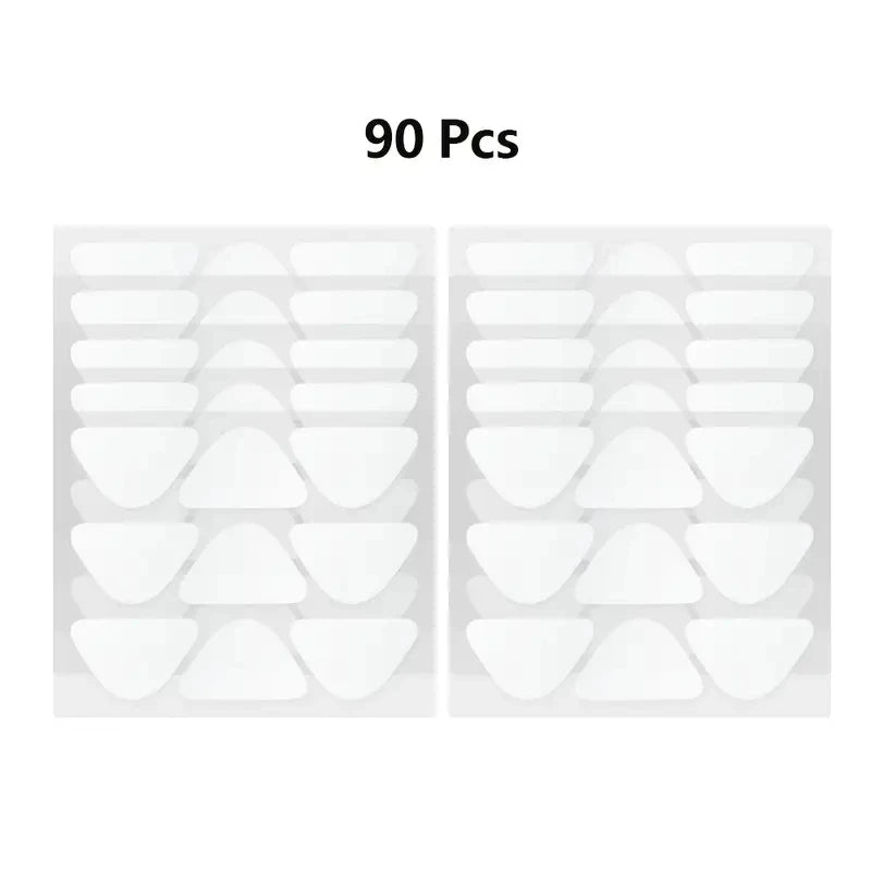 90pcs Silicone Facial Patches Forehead Face Smile Lines Patches, Easy to Use Facial Skin Firming Patches