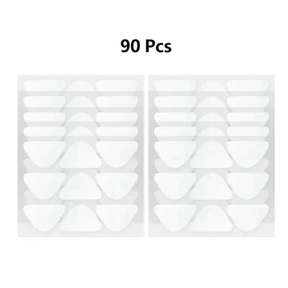 90pcs Silicone Facial Patches Forehead Face Smile Lines Patches, Easy to Use Facial Skin Firming Patches