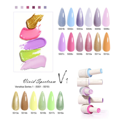 Venalisa 7.5ml HEMA FREE TPO FREE Full Coverage Soak Off UV LED Gel Polish Semi Permanent Nail Varnish Long Wear Gel Lacquer