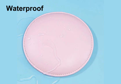 Round Microfiber Leather Elbow Rest Pad Professional Non-Slip Nail Technician Hand Rest Pillow for nail Salon Manicure Elbow Pad