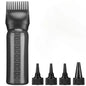 WANMEI Hair Oil Application Bottle 1pcs Hair Oil Applicator Bottle with 4pcs Pointed Mouth Cover for All Hair Types, Plastic Hai