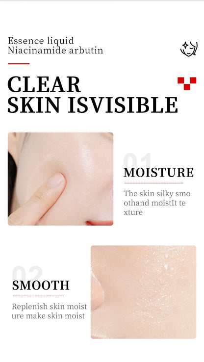 Niacinamide Arbutin Second Generation Essence, with Moisturizing Properties and Easy Absorption, Can Nourish and Restore Skin Vitality The Whitening and Brightening Effects Are Remarkable, Helping to Improve Dry, Rough, and D