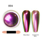 12-Color Glitter Magic Mirror Nail Powder Chameleon Aurora Pigments Multi-Chrome Shift Pigment Iridescent Rainbow Holo Nail Art*