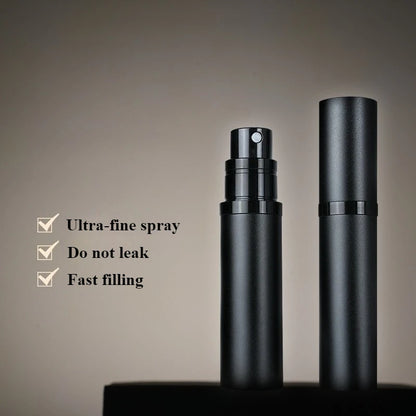 10ml 5ml Perfume Atomizer Portable Liquid Container For Cosmetics Traveling Mini Aluminum Spray Alcochol Empty Refillable Bottle