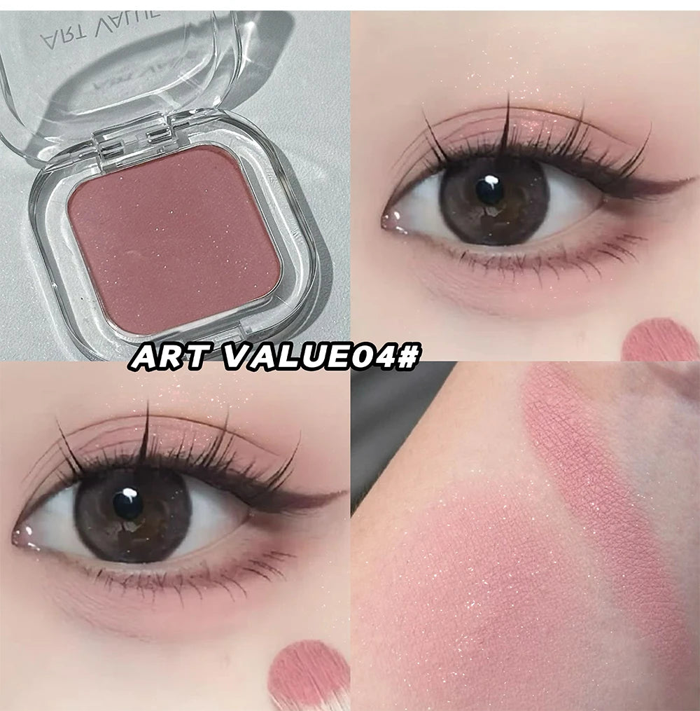 ART VALUE Single Color Eyeshadow Palette, Long-lasting, Matte & Shimmer Finish, No Fallout, Multi-color Eyeshadow for Makeup