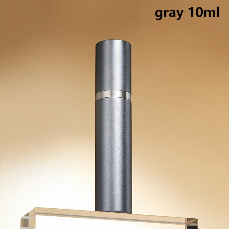 10ml 5ml Perfume Atomizer Portable Liquid Container For Cosmetics Traveling Mini Aluminum Spray Alcochol Empty Refillable Bottle