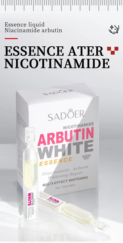 Niacinamide Arbutin Second Generation Essence, with Moisturizing Properties and Easy Absorption, Can Nourish and Restore Skin Vitality The Whitening and Brightening Effects Are Remarkable, Helping to Improve Dry, Rough, and D