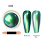 12-Color Glitter Magic Mirror Nail Powder Chameleon Aurora Pigments Multi-Chrome Shift Pigment Iridescent Rainbow Holo Nail Art*