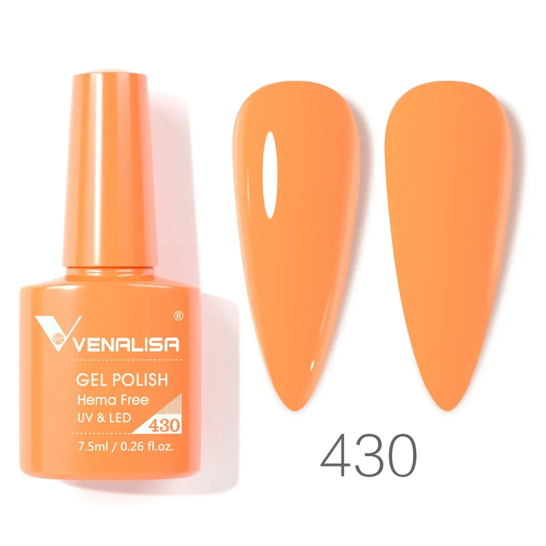Venalisa 7.5ml HEMA FREE TPO FREE Full Coverage Soak Off UV LED Gel Polish Semi Permanent Nail Varnish Long Wear Gel Lacquer