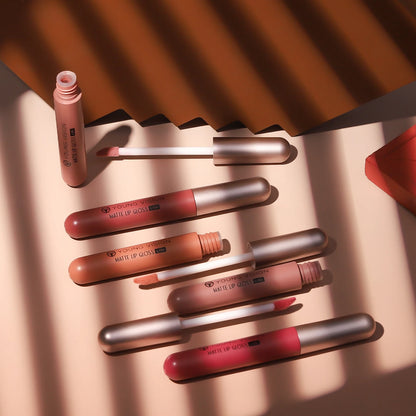 YOUNG VISION 6Pcs/Set Matte Velvet Lipgloss Waterproof Long-Lasting Liquid Lipstick for Flawless Makeup