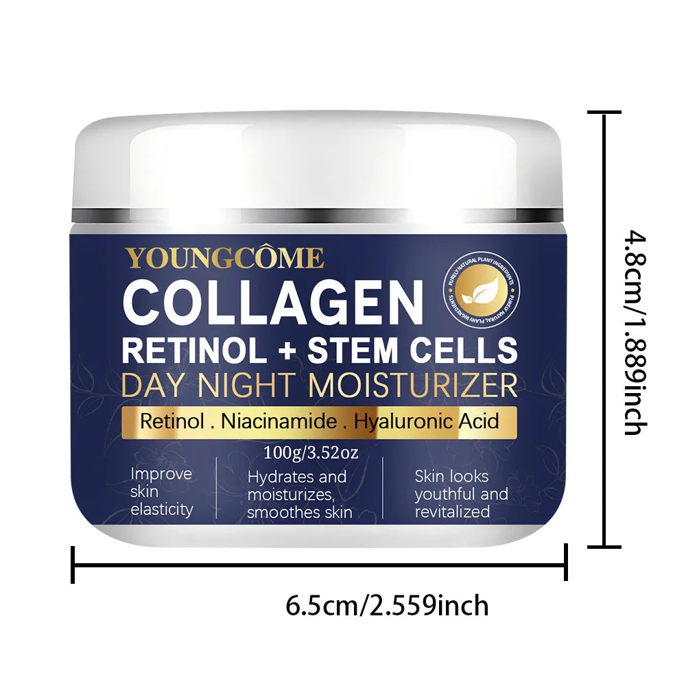 YOUNGCOME Collagen Hyaluronic Acid Skin Care Anti-Wrinkle Moisturizing Anti-Aging Night Shrink Pores Whitening Smooth Anti Aging