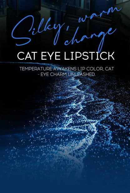 MLSMILE New Upgrade Cat Eye Temperature Change Thousands Of Colors Fine Glitter Non-Stick Cup Color Changing Lipstick