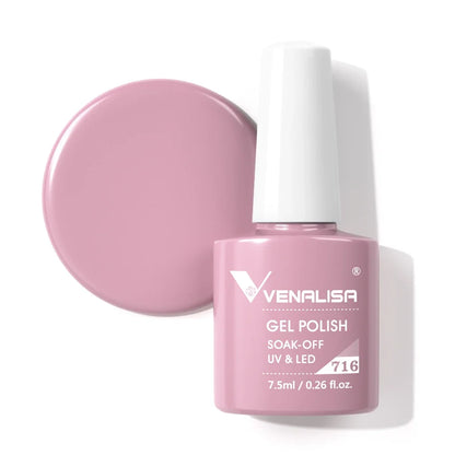 Venalisa 7.5ml HEMA FREE TPO FREE Full Coverage Soak Off UV LED Gel Polish Semi Permanent Nail Varnish Long Wear Gel Lacquer