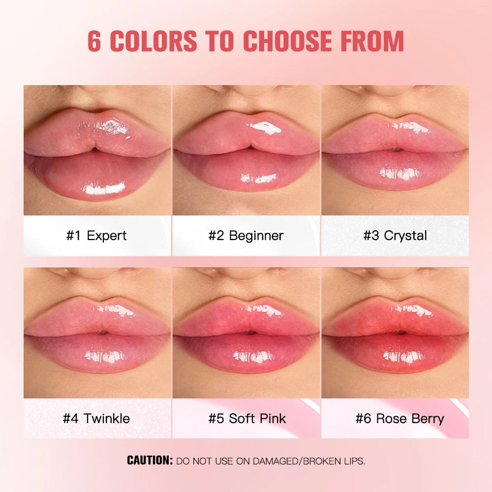 Lip Plumper Korean Cosmetics Moisturizing Transparent Gloss Fragrance Free Plumping Care 0.15oz Stocking Stuffer