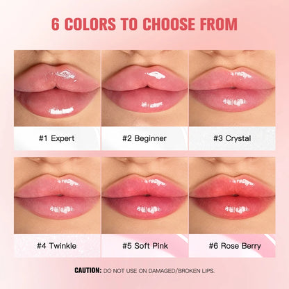 Lip Plumper Korean Cosmetics Moisturizing Transparent Gloss Fragrance Free Plumping Care 0.15oz Stocking Stuffer