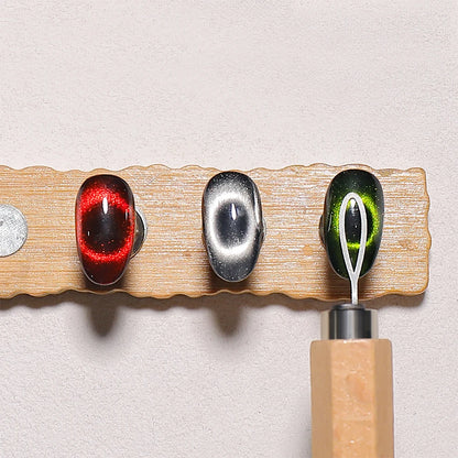 full Set Nail Art Cat Eye Magnet Auxiliary Tools For Black Hole Cat Eye&French&Love-heart&Rabbit Design Magnetic Cat Eye Gel