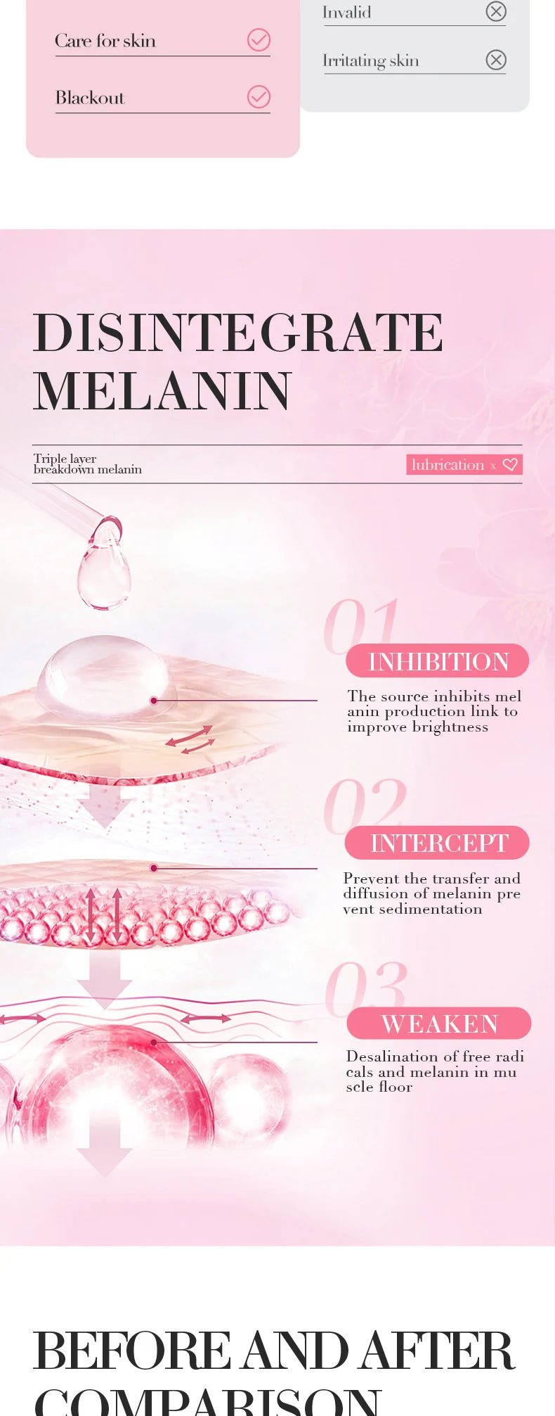 Fast Lightening Pink Lip Bleaching For Dark Lips Remove Melanin Lip Balm Sexy Rose Magic Lip Oil Whitening Moisturizing Makeup