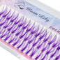 Moonlily Blue Purple Mix Color Lashes Cluster Eyelash Extension Natural Long Volume Effect Faux Bunche Individual Makeup Cilias
