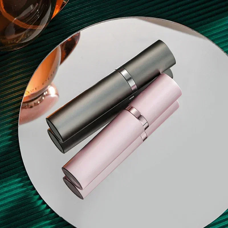10ml 5ml Perfume Atomizer Portable Liquid Container For Cosmetics Traveling Mini Aluminum Spray Alcochol Empty Refillable Bottle