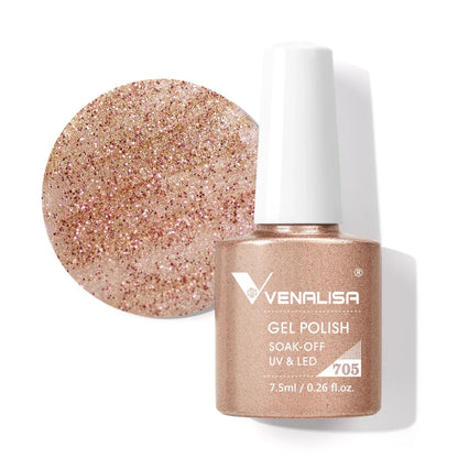 Venalisa 7.5ml HEMA FREE TPO FREE Full Coverage Soak Off UV LED Gel Polish Semi Permanent Nail Varnish Long Wear Gel Lacquer