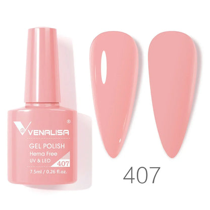 Venalisa 7.5ml HEMA FREE TPO FREE Full Coverage Soak Off UV LED Gel Polish Semi Permanent Nail Varnish Long Wear Gel Lacquer