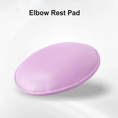 Round Microfiber Leather Elbow Rest Pad Professional Non-Slip Nail Technician Hand Rest Pillow for nail Salon Manicure Elbow Pad