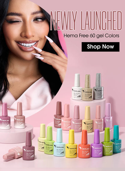 Venalisa 7.5ml HEMA FREE TPO FREE Full Coverage Soak Off UV LED Gel Polish Semi Permanent Nail Varnish Long Wear Gel Lacquer