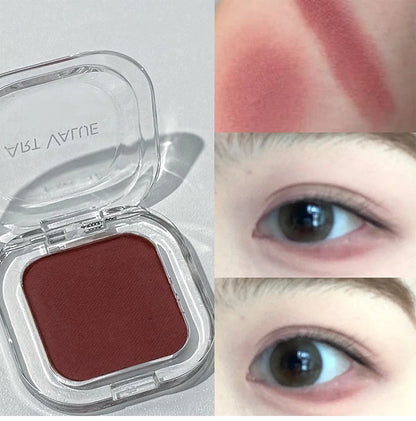 ART VALUE Single Color Eyeshadow Palette, Long-lasting, Matte & Shimmer Finish, No Fallout, Multi-color Eyeshadow for Makeup