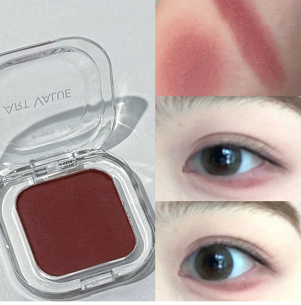 ART VALUE Single Color Eyeshadow Palette, Long-lasting, Matte & Shimmer Finish, No Fallout, Multi-color Eyeshadow for Makeup