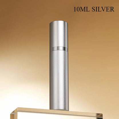 10ml 5ml Perfume Atomizer Portable Liquid Container For Cosmetics Traveling Mini Aluminum Spray Alcochol Empty Refillable Bottle