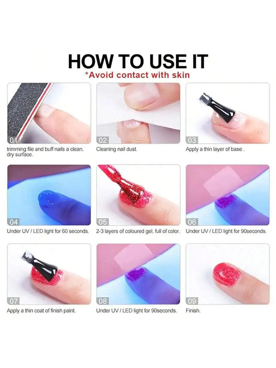 XEIJAYI 1Pc 15Ml Black Gel Nail Polish, All Seasons Nail Art, Soak Off Led Gel Nail Polish, Diy Home Salon Manicure,Nail Gifts
