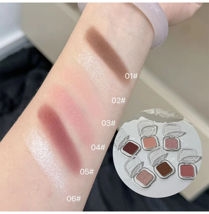 ART VALUE Single Color Eyeshadow Palette, Long-lasting, Matte & Shimmer Finish, No Fallout, Multi-color Eyeshadow for Makeup