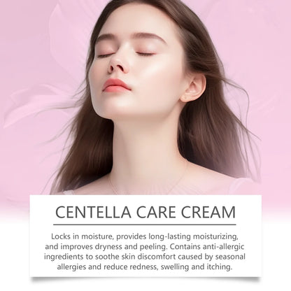 Centella Asiatica Soothing Cream Hydrating Face Moisturizer Calming Sensitive Skin Nourishing Redness Repair Acne Removal Cream