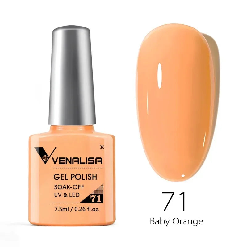 Venalisa 7.5ml HEMA FREE TPO FREE Full Coverage Soak Off UV LED Gel Polish Semi Permanent Nail Varnish Long Wear Gel Lacquer
