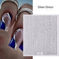 1pcs Golden 3D Metal Laser Starburst Nail Stickers Vibrant Y2K Nail Art Decorations for Manicure French Nail Art and DIY Nail