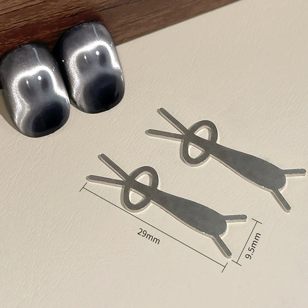 full Set Nail Art Cat Eye Magnet Auxiliary Tools For Black Hole Cat Eye&French&Love-heart&Rabbit Design Magnetic Cat Eye Gel
