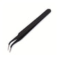 Antistatic Black Manicure Tool Acrylic Gel Nail Art Rhinestones Sequins Paillette Picking Nipper Tweezers HOT