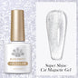 BORN PRETTY Sparkling Glass Bead Cat Magnetic Gel Nail Polish Flash White Spar Red Color Semi Permanent Soak Off UV Gel Varnish