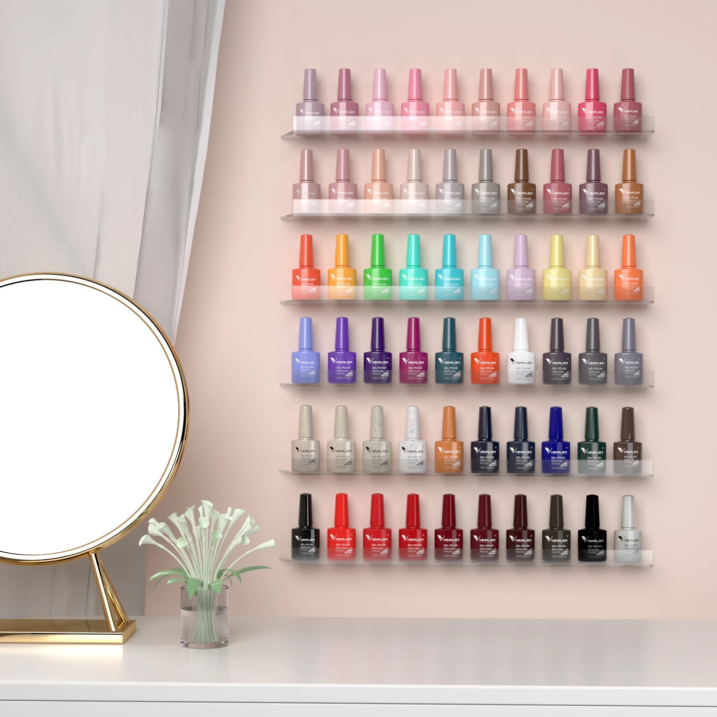 Venalisa 7.5ml HEMA FREE TPO FREE Full Coverage Soak Off UV LED Gel Polish Semi Permanent Nail Varnish Long Wear Gel Lacquer