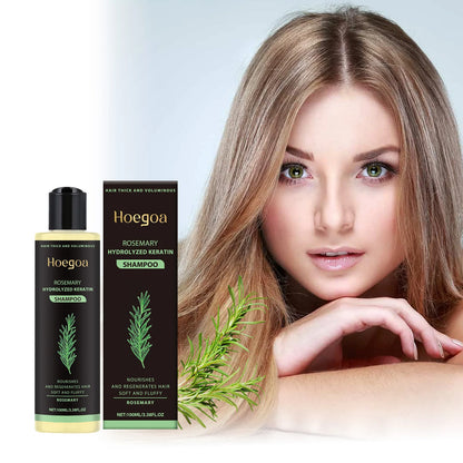 Rosemary Shampoo Natural Hair Thickening Volumizing Controls Oil Strengthens & Repairs with Herbal Botanicals For All Hair Types