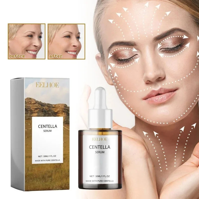 Korean Centella Asiatica Face Serum Shrink Pores Smoothing Rejuvenation Skin Brighten Whitening Cream Facial Moisturizing 30 ml