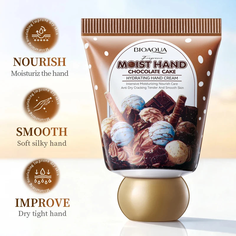 BIOAQUA Chocolate Hand Cream Moisturizing Nourishing Anti-aging Anti-aging Whitening Creams Hands Skin Care Products